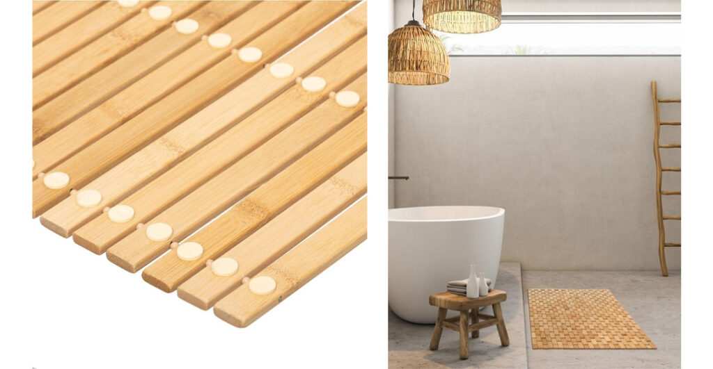 bamboe badmat