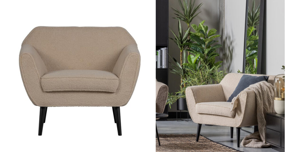 WOOOD Rocco Teddy Fauteuil