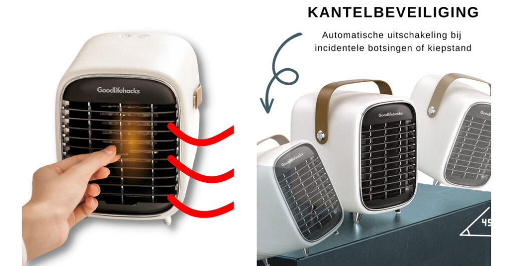Good lifehacks Energie Besparende Ventilatorkachel
