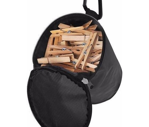 Wasknijperzak met karabijn