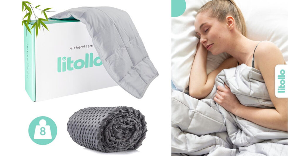 Litollo Verzwaringsdeken 8 kg met Fleece buitenhoes