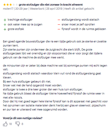 Karcher WD6 gebruikerservaring