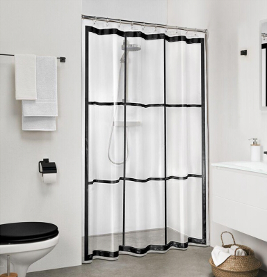 Douchegordijn transparant